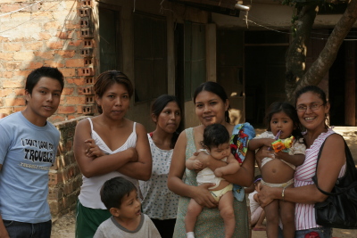 Family that prayed to receive Christ