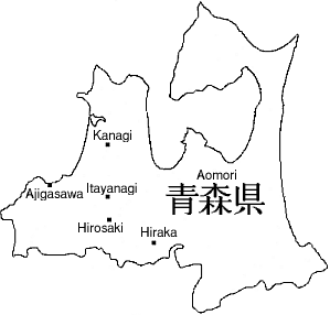 Map of Aomori